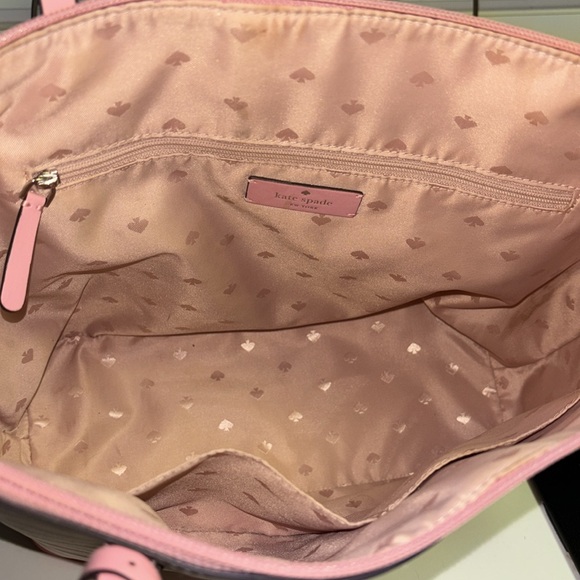 EUC KATE SPADE ♠️ ZINA LARGE ZIP TOTE BAG & DUST BAG - Picture 4 of 16